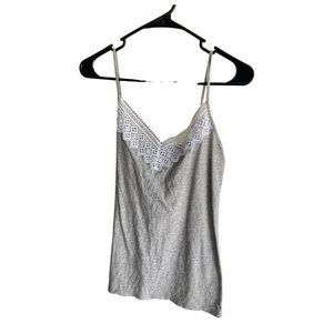 Dressy Grey & White Camisole